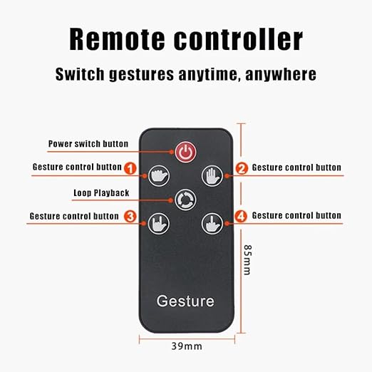 Car Windshield Back Window Led Light Hand Gesture Lights