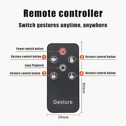 Car Windshield Back Window Led Light Hand Gesture Lights